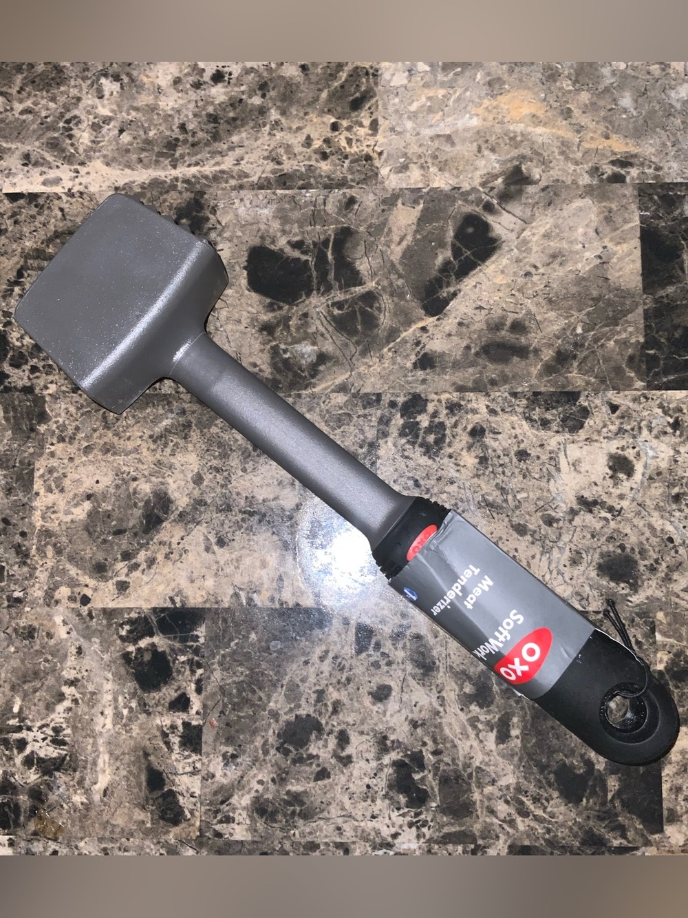 OXO Meat Tenderizer Black: Meat Mallet & Pounder, Dishwasher-Safe